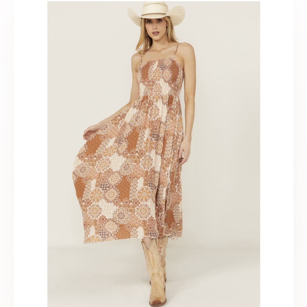 Wild Moss Women's Printed Midi Dress